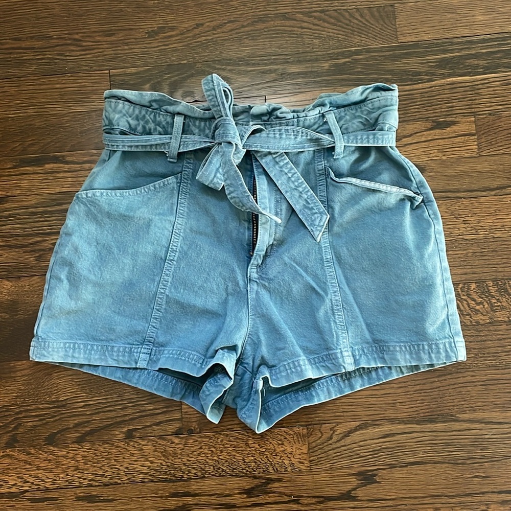 Universal Threads Blue Denim Sack Shorts Size 12